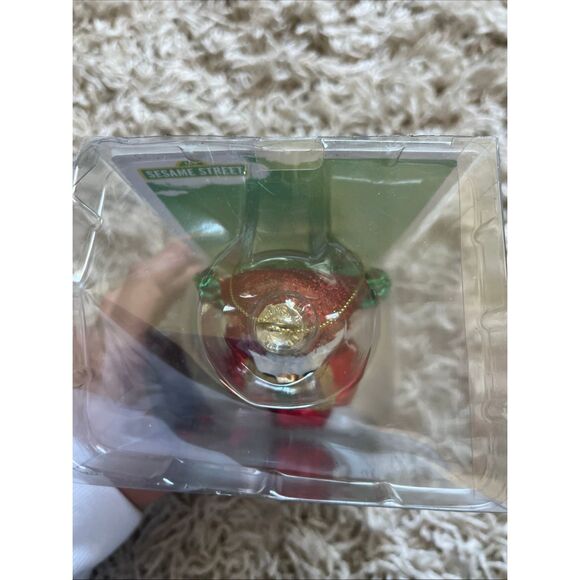 NIB Elmo By Kurt S. Adler Hand Crafted Glass Christmas Ornament - Picture 9 of 12